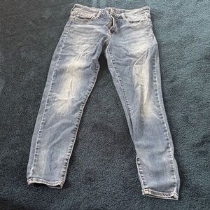 Lucky Brand Women's Straight Leg Blue Jeans